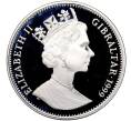 Монета 1 крона 1999 года Гибралтар «XXVII летние Олимпийские игры 2000 в Сиднее — Плавание» (Артикул M2-62526)