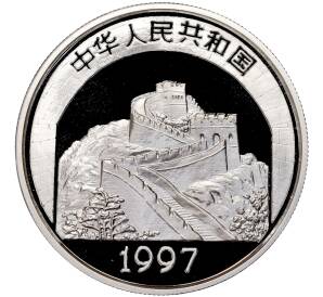 5 юаней 1997 года Китай «Китайская культура — Чингисхан» — Фото №2