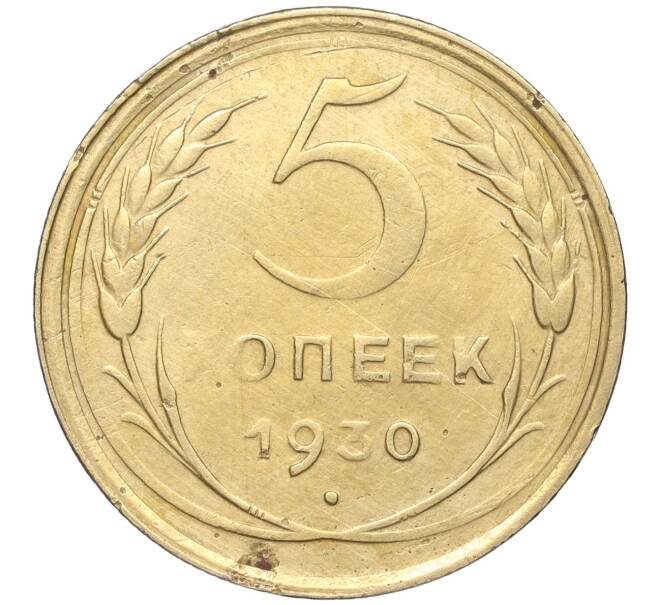 Монета 5 копеек 1930 года (Артикул K11-89126)