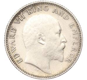 1/4 рупии 1910 года Британская Индия — Фото №2