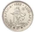 Монета 1 шиллинг 1957 года Британская Южная Африка (Артикул K11-89435)