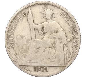 20 центов 1901 года Французский Индокитай — Фото №1