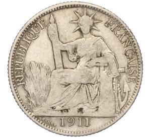 20 центов 1911 года Французский Индокитай