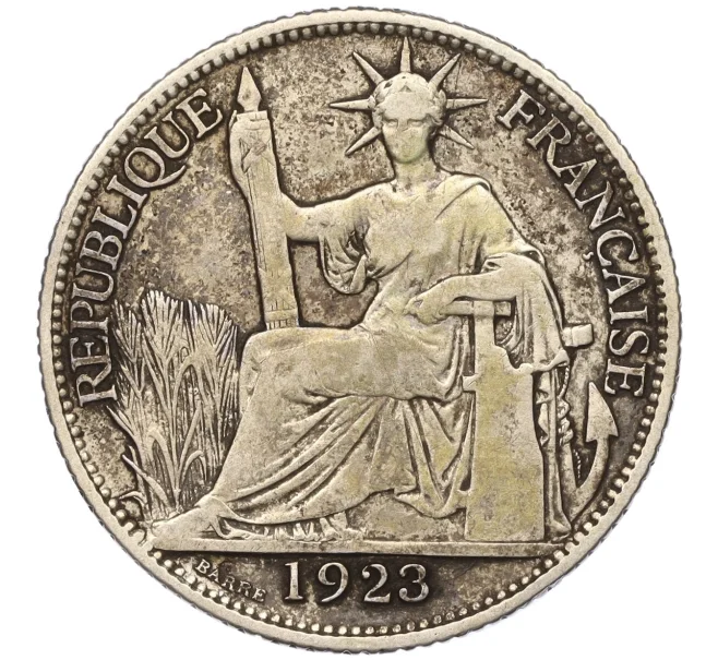 Монета 20 центов 1923 года Французский Индокитай (Артикул K11-89443)