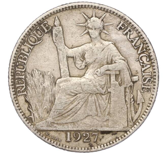 Монета 20 центов 1927 года Французский Индокитай (Артикул K11-89446)