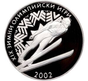 10 левов 2001 года Болгария «XIX зимние Олимпийские Игры 2002 в Солт-Лейк-Сити — Прыжки на лыжах с трамплина»