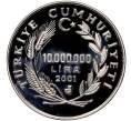 Монета 10 миллионов лир 2001 года Турция «XIX зимние Олимпийские Игры 2002 в Солт-Лейк-Сити» (Артикул M2-62606)