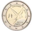 Монета 2 евро 2023 года Эстония «Деревенская ласточка» (Артикул M2-62613)