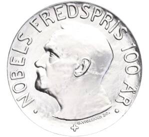 100 крон 2001 года Норвегия «100 лет Нобелевской премии»