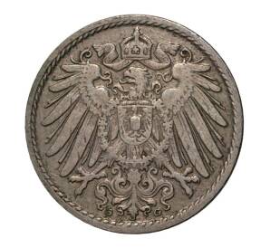 5 пфеннигов 1908 года G — Фото №2