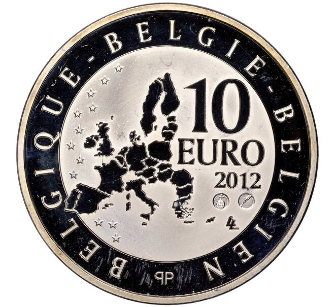 Монета 10 евро 2012 года Бельгия «Поль Дельво» (Артикул M2-62820)