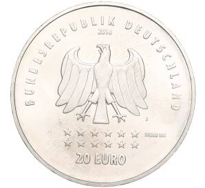 20 евро 2016 года Германия «175 лет Гимну Германии» — Фото №2
