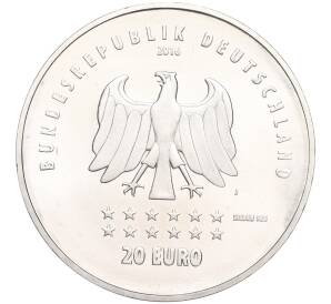 20 евро 2016 года Германия «175 лет Гимну Германии» — Фото №2