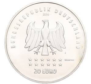 20 евро 2016 года Германия «175 лет Гимну Германии» — Фото №2