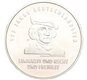 20 евро 2016 года Германия «175 лет Гимну Германии» — Фото №1