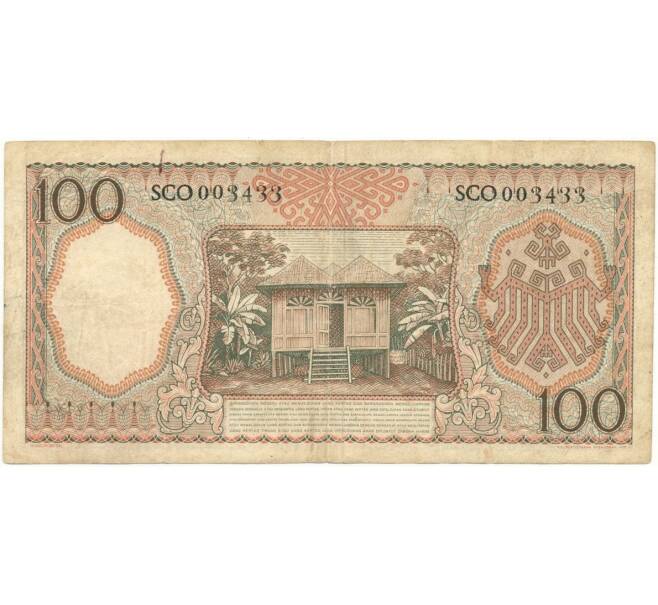 Банкнота 100 рупий 1958 года Индонезия (Артикул B2-10322)