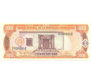100 песо 1998 года Доминиканская республика