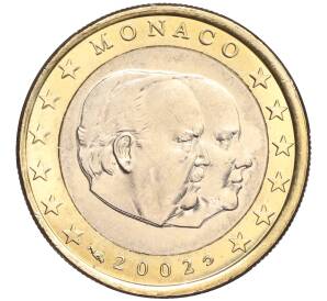 1 евро 2002 года Монако — Фото №1