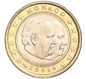 1 евро 2002 года Монако — Фото №1
