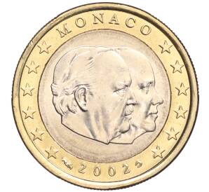 1 евро 2002 года Монако — Фото №1