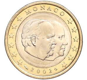 1 евро 2002 года Монако — Фото №1