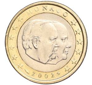 1 евро 2002 года Монако — Фото №1