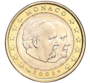 1 евро 2002 года Монако — Фото №1