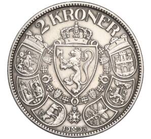 2 кроны 1908 года Норвегия