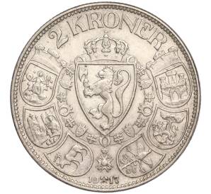 2 кроны 1917 года Норвегия