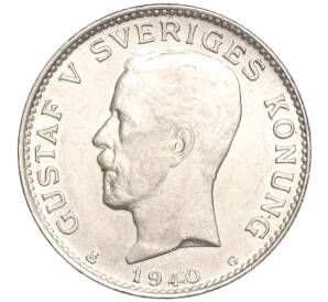 1 крона 1940 года Швеция — Фото №1
