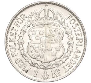 1 крона 1940 года Швеция — Фото №2