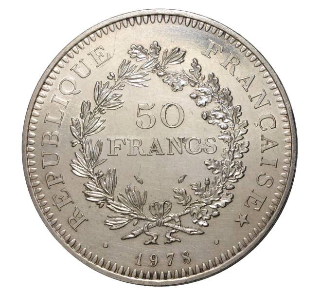 Монета 50 франков 1978 года (Артикул: M2-3444) — Фото №1