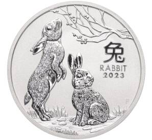 2 доллара 2023 года Австралия «Китайский гороскоп — Год кролика»