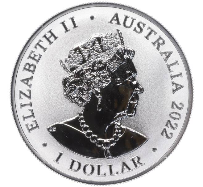 Монета 1 доллар 2022 года Австралия «Австралийский зоопарк — Суматранский слон» (Артикул M2-57434)