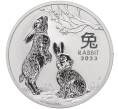 Монета 1 доллар 2023 года Австралия «Китайский гороскоп — Год кролика» (Артикул M2-58207)