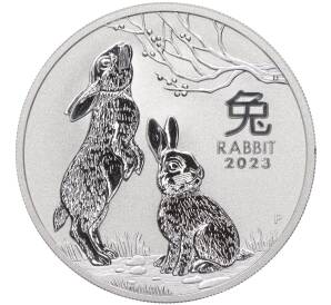 1 доллар 2023 года Австралия «Китайский гороскоп — Год кролика»