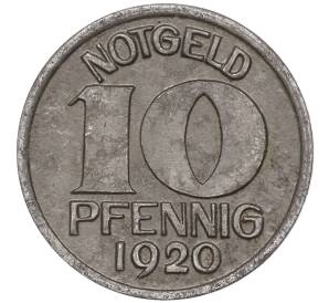 10 пфеннигов 1920 года Германия — город Варендорф (Нотгельд)