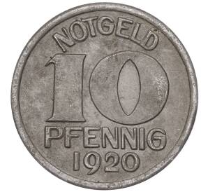 10 пфеннигов 1920 года Германия — город Варендорф (Нотгельд)