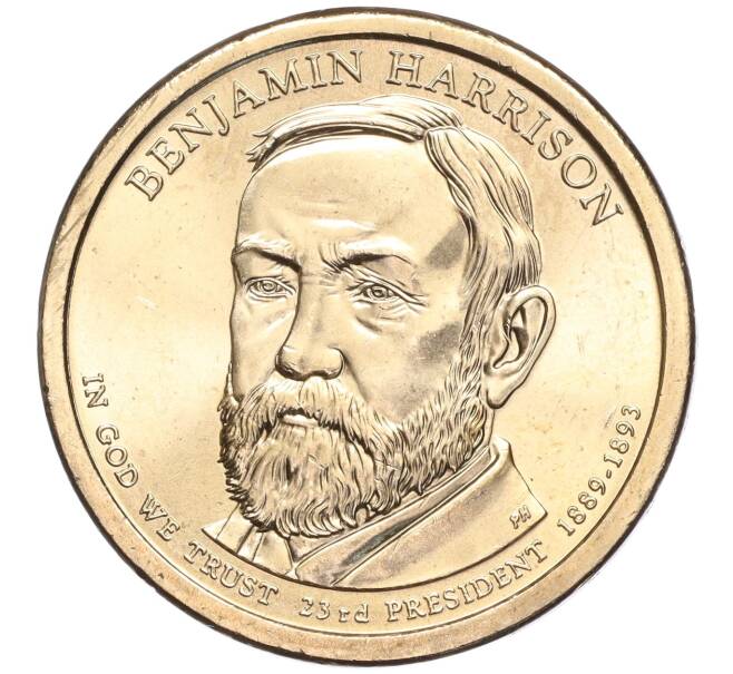 Банкнота 1 доллар 2012 года P США «23-й президент США Бенджамин Гаррисон» (Артикул M2-63102)