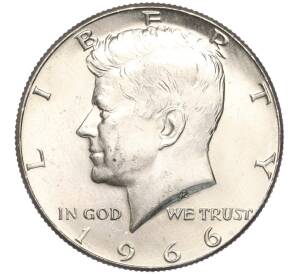 1/2 доллара (50 центов) 1966 года США — Фото №1