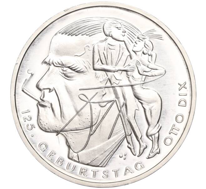 Монета 20 евро 2016 года Германия «125 лет со дня рождения Отто Дикса» (Артикул M2-63332)