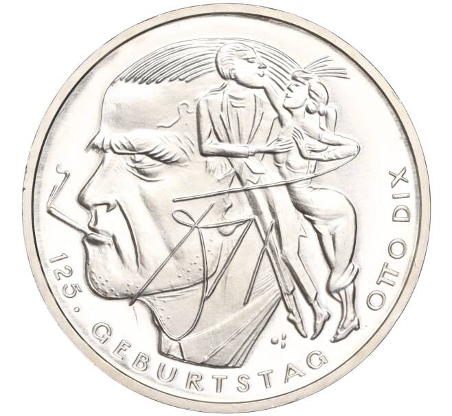 Монета 20 евро 2016 года Германия «125 лет со дня рождения Отто Дикса» (Артикул M2-63335)