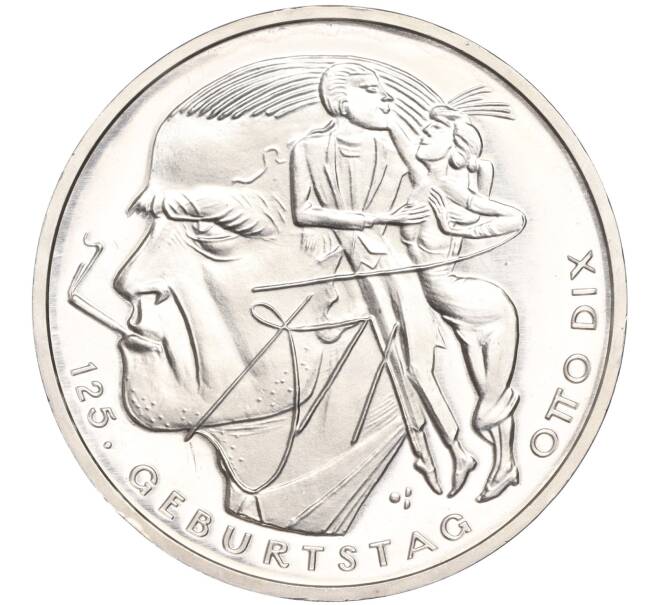 Монета 20 евро 2016 года Германия «125 лет со дня рождения Отто Дикса» (Артикул M2-63347)