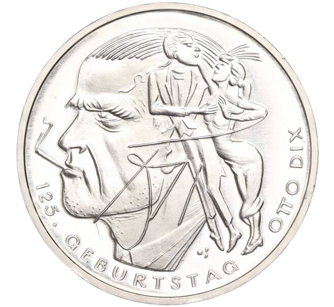 Монета 20 евро 2016 года Германия «125 лет со дня рождения Отто Дикса» (Артикул M2-63351)