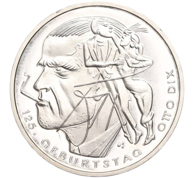 Монета 20 евро 2016 года Германия «125 лет со дня рождения Отто Дикса» (Артикул M2-63355)