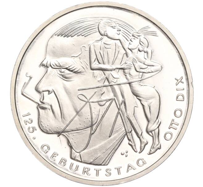 Монета 20 евро 2016 года Германия «125 лет со дня рождения Отто Дикса» (Артикул M2-63382)