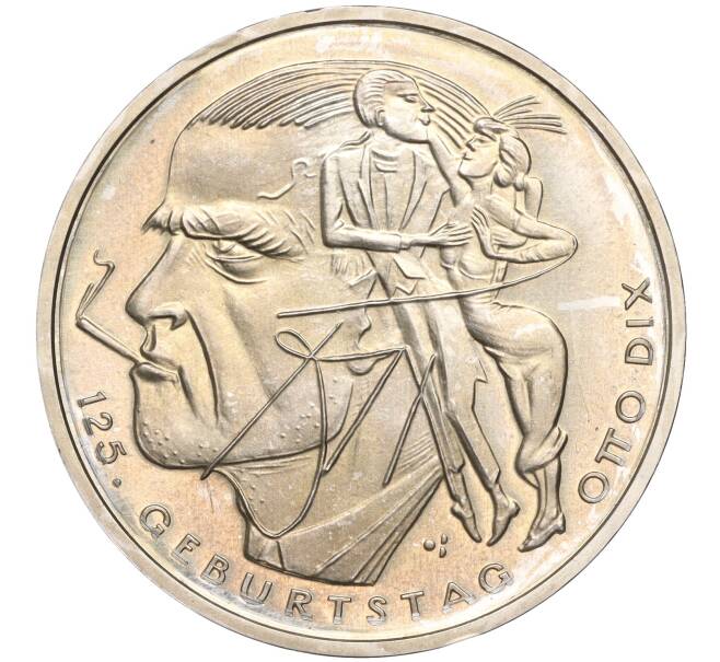 Монета 20 евро 2016 года Германия «125 лет со дня рождения Отто Дикса» (Артикул M2-63388)