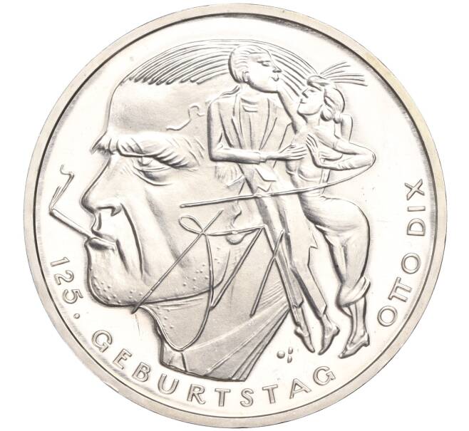 Монета 20 евро 2016 года Германия «125 лет со дня рождения Отто Дикса» (Артикул M2-63440)