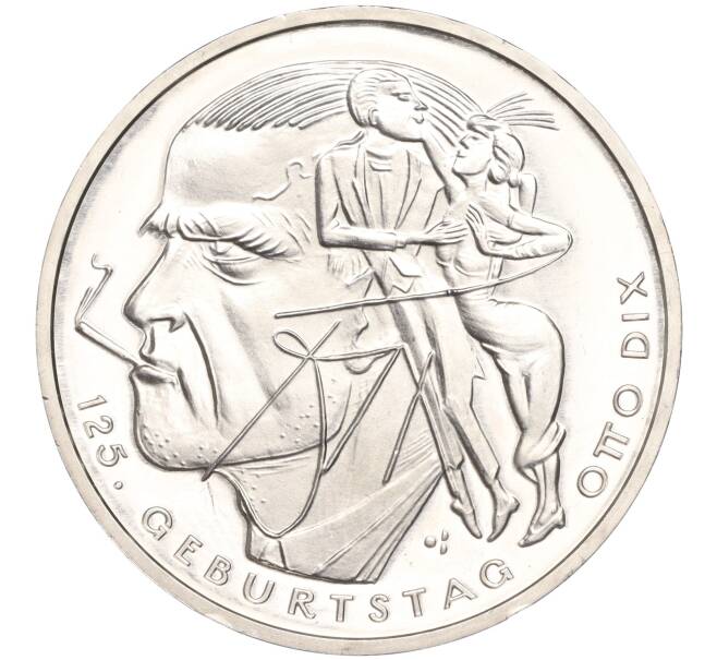 Монета 20 евро 2016 года Германия «125 лет со дня рождения Отто Дикса» (Артикул M2-63449)