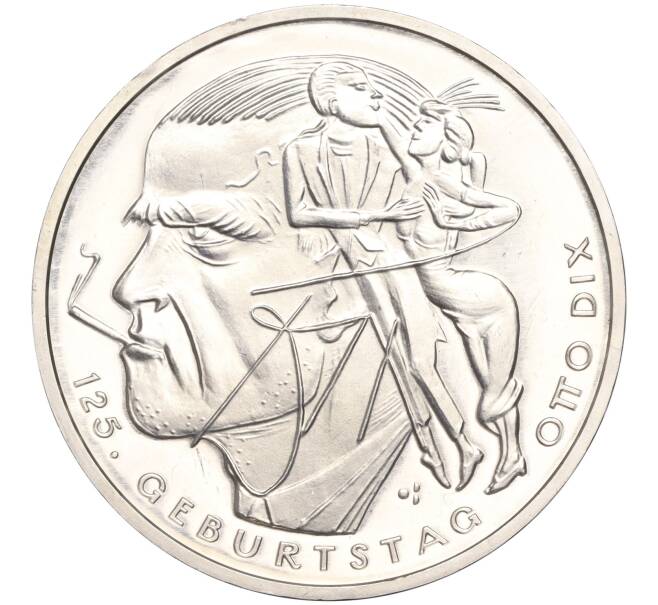 Монета 20 евро 2016 года Германия «125 лет со дня рождения Отто Дикса» (Артикул M2-63453)